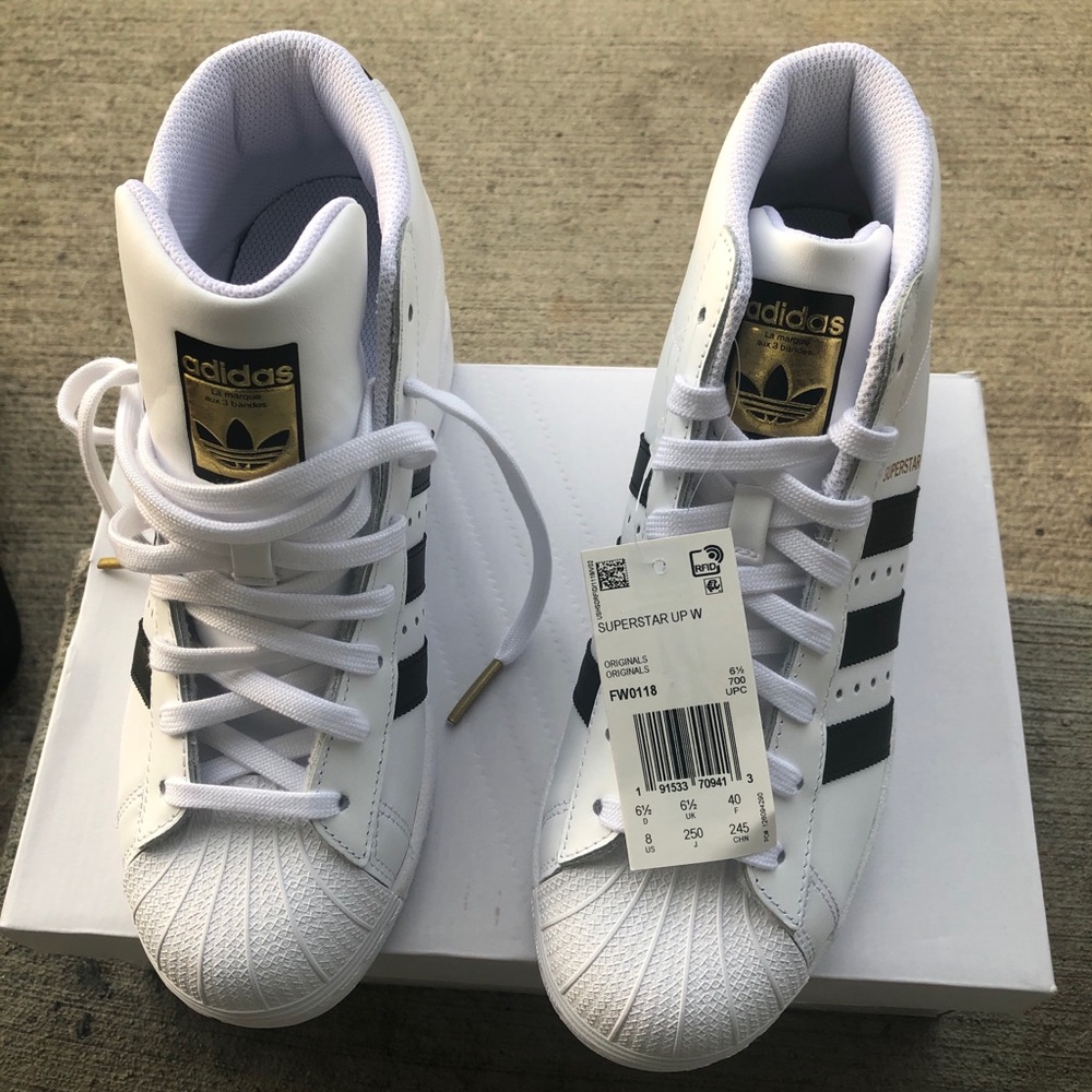 Adidas Superstar Up Hidden Wedge Sneakers